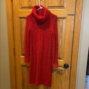 NWT Talbots Red Sweater Dress